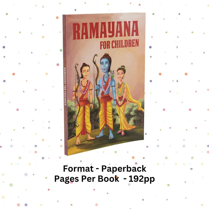 Set of 3 Mythology Story Books -Ramayana, Bhagavad Gita , Mahabharata for Children - Retail Maharaj