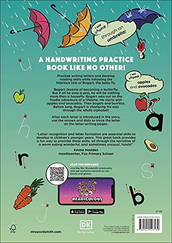 Mrs Wordsmith ABC Handwriting Book, Ages 4-7 (Early Years & Key Stage 1): Story Book With Handwriting Practice - Retail Maharaj