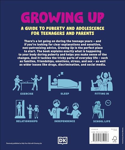 Growing Up: A Guide to Puberty and Adolescence for Teenagers and Parents - Retail Maharaj