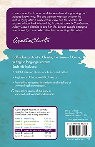 Destination Unknown: B2+ Level 5 (Collins Agatha Christie ELT Readers) - Retail Maharaj