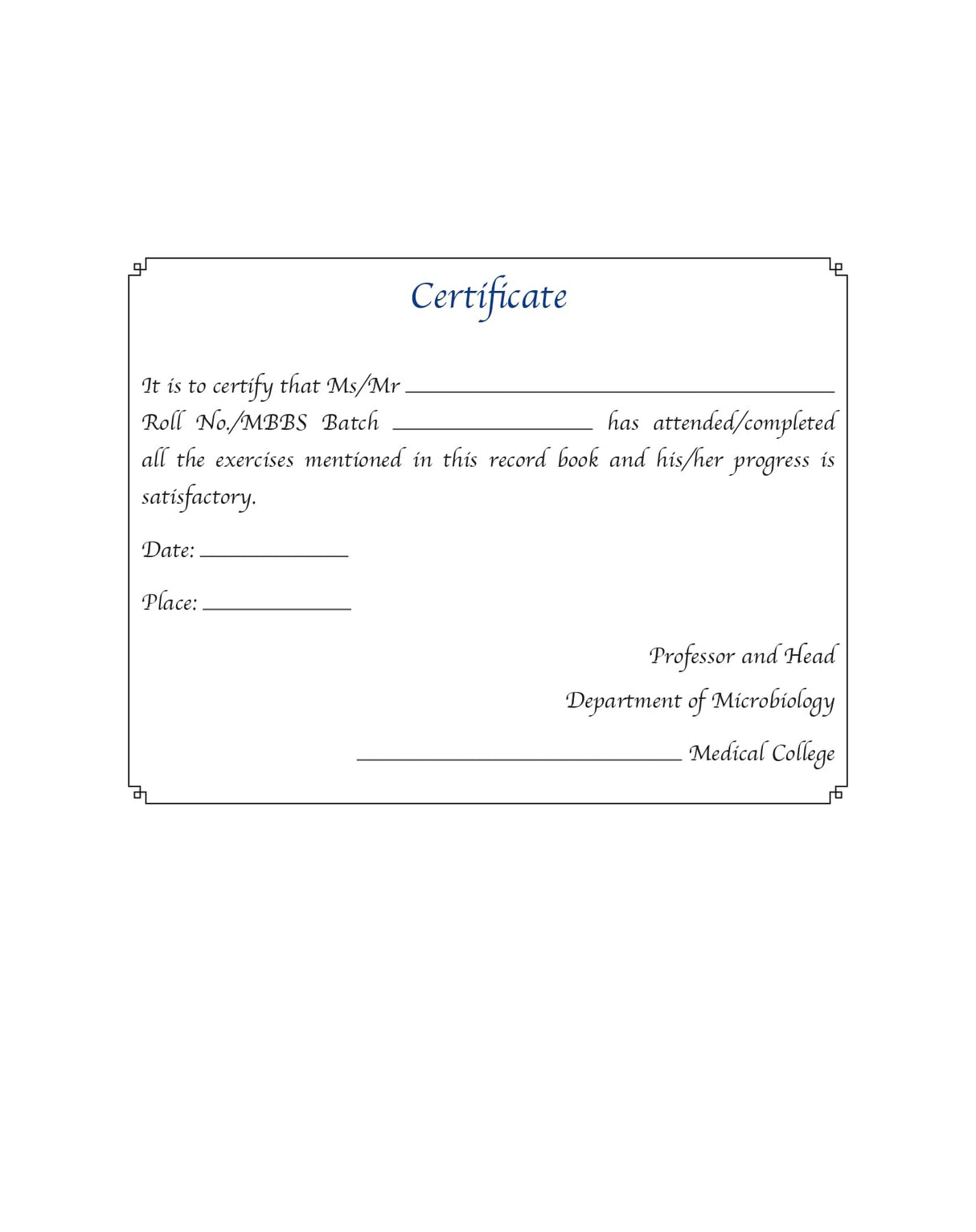 COMPETENCY BASED PRACTICAL MANUAL OF MEDICAL MICROBIOLOGY (PB 2023)