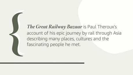 Great Railway Bazaar, The (Penguin Modern Classics) - Retail Maharaj