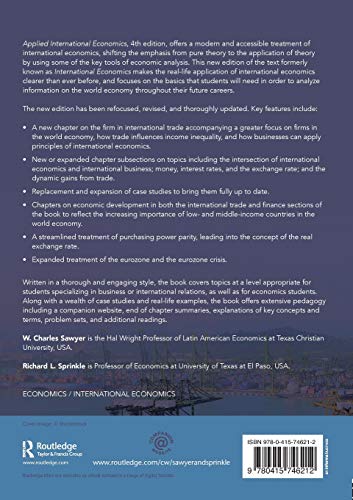 Applied International Economics - Retail Maharaj