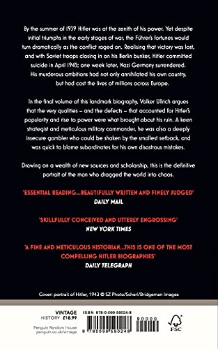 Hitler: Volume II: Downfall 1939-45 (Hitler Biographies, 2) - Retail Maharaj