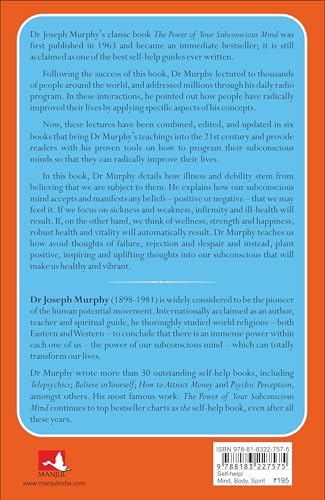 Maximize Your Potential Through The Power Of Your Subconscious Mind For Health And Vitality (English) - Retail Maharaj
