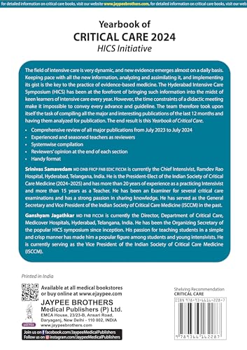 YEARBOOK OF CRITICAL CARE 2024 HICS INITIATIVE