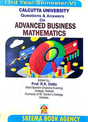 Calcutta University Questions & Answers on Advanced Business Mathematics (Third Year - Semester - V) - English Version - Retail Maharaj