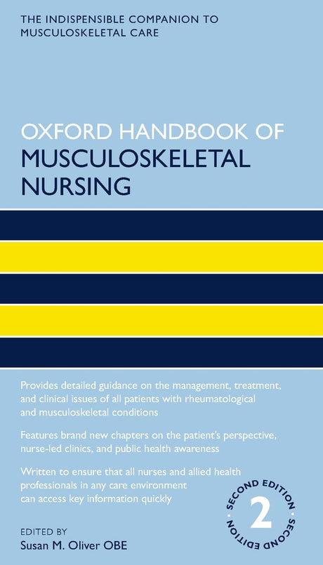 OXFORD HANDBOOK OF MUSCULOSKELETAL NURSING 2E OHN PAPER (Oxford Handbooks in Nursing) - Retail Maharaj
