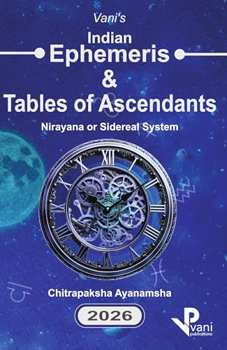 Vani's Indian Ephemeris and Table of Ascendants 2026