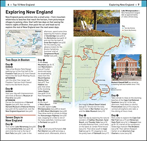 DK Eyewitness Top 10 New England (Pocket Travel Guide) - Retail Maharaj