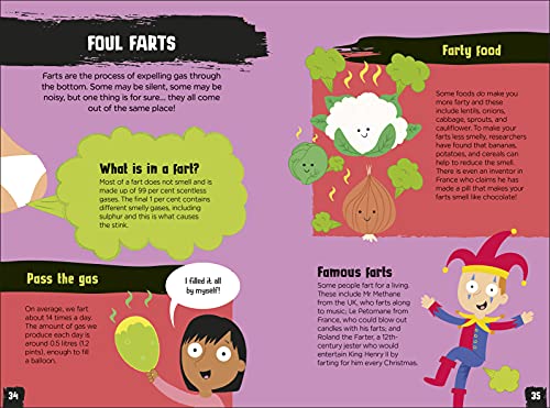 Gross and Ghastly: Human Body: The Big Book of Disgusting Human Body Facts - Retail Maharaj