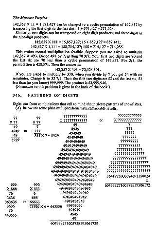 The Moscow Puzzles: 359 Mathematical Recreations (Dover Recreational Math) - Retail Maharaj