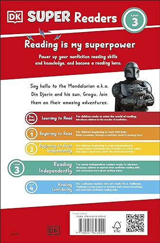 DK Super Readers Level 3 Star Wars The Mandalorian The Adventures of Din Djarin - Retail Maharaj