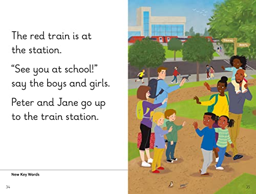 Key Words LVL : 4b : On the Train (Key Words with Peter and Jane) - Retail Maharaj