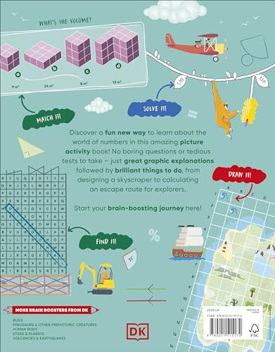 Brain Booster Maths: Over 100 Mind-Boggling Activities that Make Learning Easy and Fun - Retail Maharaj