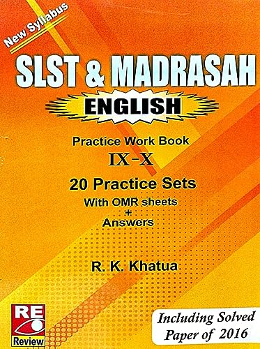 SLST & Madrasha English Practice Work Book IX-X (20 Practice Set) with Omr Sheet & Answers (English Version) - Retail Maharaj