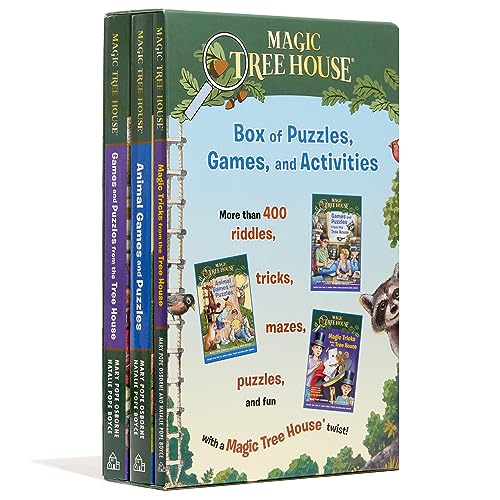 Magic Tree House Box of Puzzles, Games, and Activities (3 Book Set)