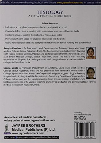 HISTOLOGY:A TEXT & PRACTICAL RECORD BOOK
