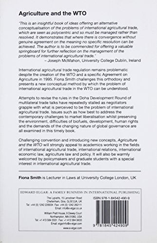 Agriculture and the WTO: Towards a New Theory of International Agricultural Trade Regulation (Elgar International Economic Law series) - Retail Maharaj