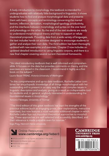 Introducing Morphology (Cambridge Introductions to Language and Linguistics) - Retail Maharaj
