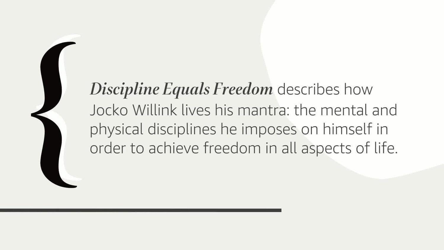 Discipline Equals Freedom : Field Manual Mk1-MOD1 - Retail Maharaj