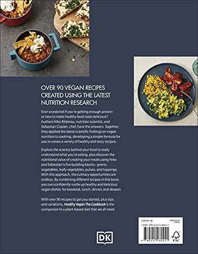 Healthy Vegan The Cookbook: Vegan Cooking Meets Nutrition Science - Retail Maharaj