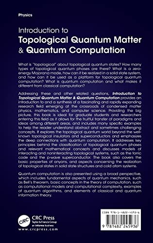 Introduction to Topological Quantum Matter & Quantum Computation - Retail Maharaj