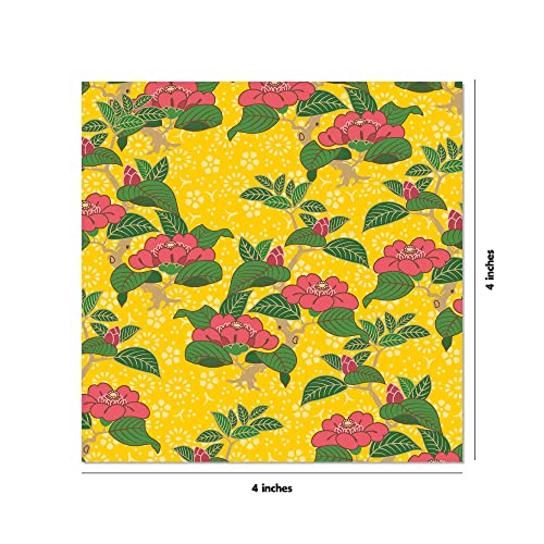 Origami Paper 300 Sheets Japanese Washi Patterns 4" (10 CM): Tuttle Origami Paper: High-Quality Origami Sheets Printed with 12 Different Designs - Retail Maharaj