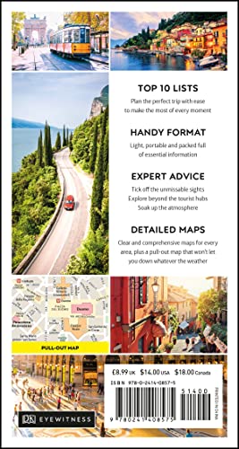DK Eyewitness Top 10 Milan and the Lakes - Retail Maharaj