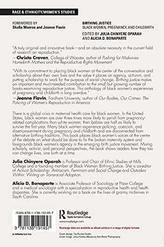 Birthing Justice: Black Women, Pregnancy, and Childbirth - Retail Maharaj