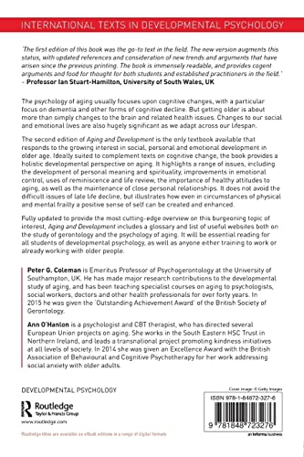Aging and Development: Social and Emotional Perspectives (International Texts in Developmental Psychology) - Retail Maharaj