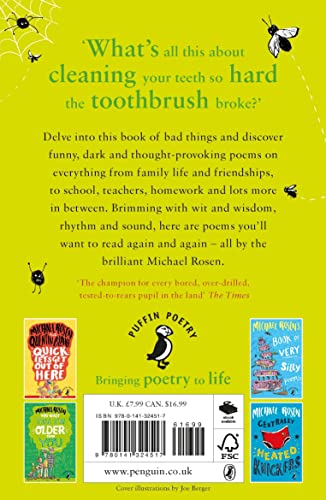 Michael Rosen's Big Book of Bad Things (Puffin Poetry) - Retail Maharaj