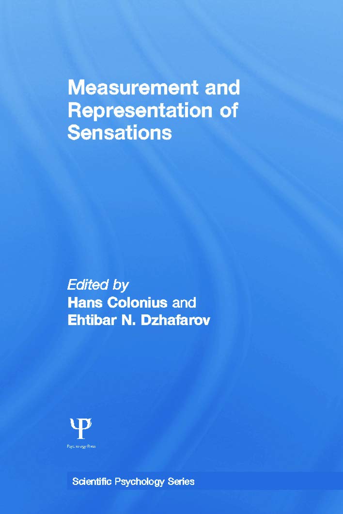Measurement and Representation of Sensations (Scientific Psychology Series) - Retail Maharaj