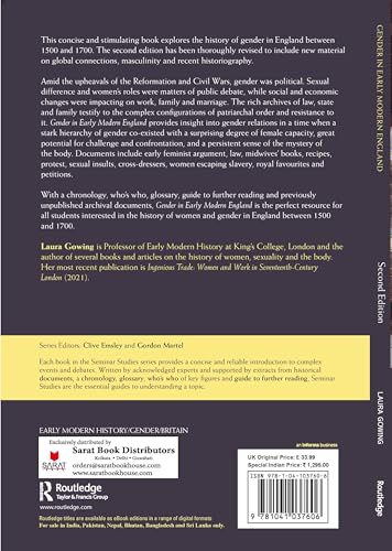Gender in Early Modern England - Retail Maharaj