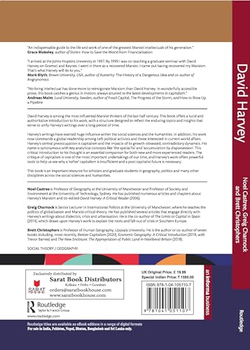 David Harvey:A Critical Introduction to His Thought - Retail Maharaj