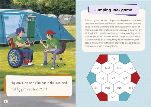 Phonic Books Moon Dogs Extras Set 2: Adjacent consonants and consonant digraphs (Phonic Books Catch Up Readers) - Retail Maharaj