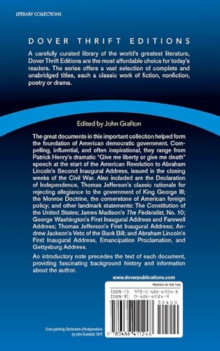 The Declaration of Independence and Other Great Documents of American History: 1775-1865 (Thrift Editions)