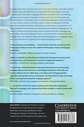 Language, Usage and Cognition