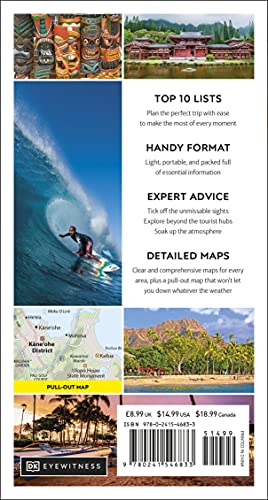 DK Eyewitness Top 10 Honolulu and O'ahu - Retail Maharaj