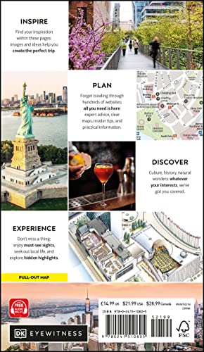 DK Eyewitness New York City (Travel Guide) - Retail Maharaj