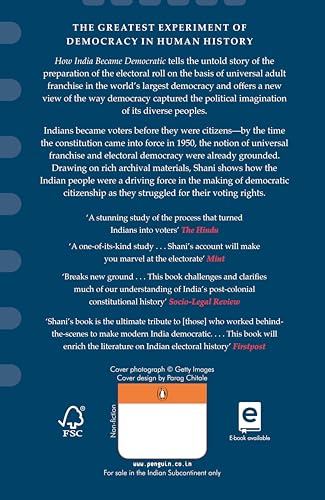 How India Became Democratic: Citizenship And The Making Of The Universal Franchise - Retail Maharaj