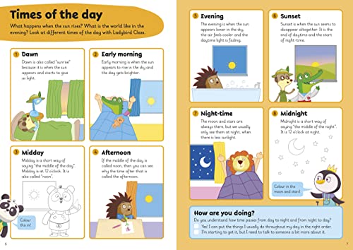 Tell the Time: A Learn with Ladybird Activity Book 5-7 years: Ideal for home learning (KS1) - Retail Maharaj