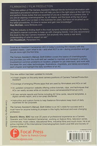 The Camera Assistant's Manual - Retail Maharaj