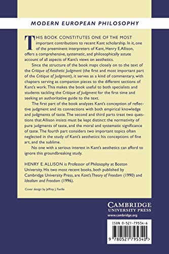 Kant's Theory of Taste: A Reading of the Critique of Aesthetic Judgment