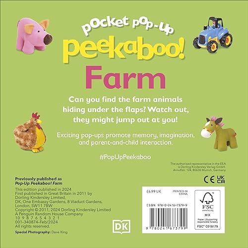 Pocket Pop-Up Peekaboo! Farm - Retail Maharaj