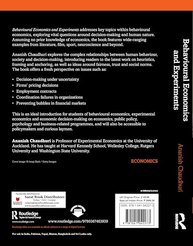 Behavioural Economics and Experiments - Retail Maharaj