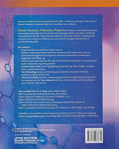 CLINICAL CHEMISTRY:A LABORATORY PERSPECTIVE