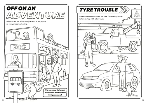 Fun With Ladybird: Colouring Book: Vehicles - Retail Maharaj