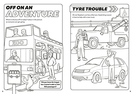 Fun With Ladybird: Colouring Book: Vehicles - Retail Maharaj