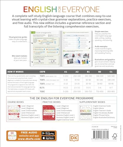 English for Everyone Course Book Level 2 Beginner: A Complete Self-Study Programme - Retail Maharaj